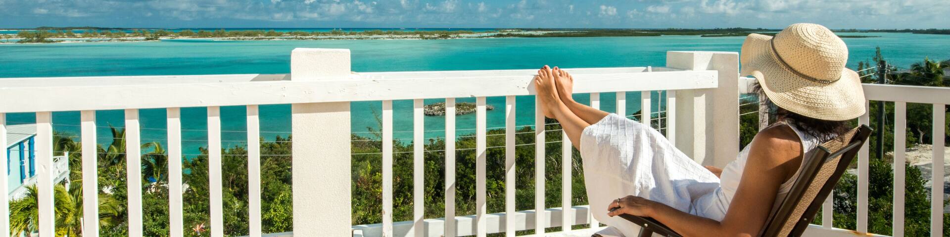 Relaxing at Bahamas,