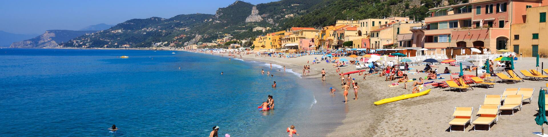Beach in Varigotti