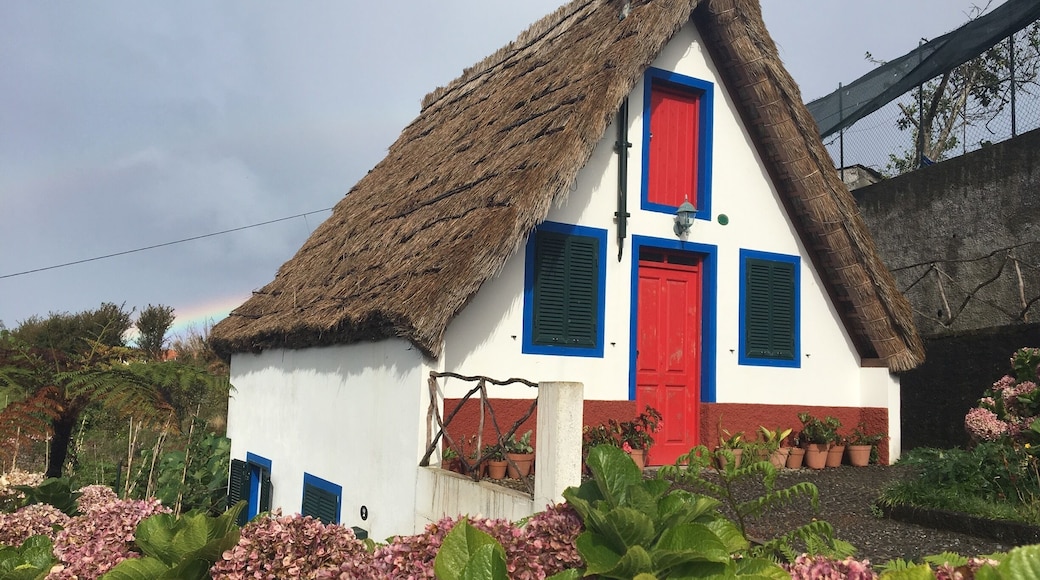 Small town famous for its tatched houses