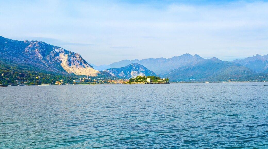 Sunset landscape of Lake Maggiore, Italy