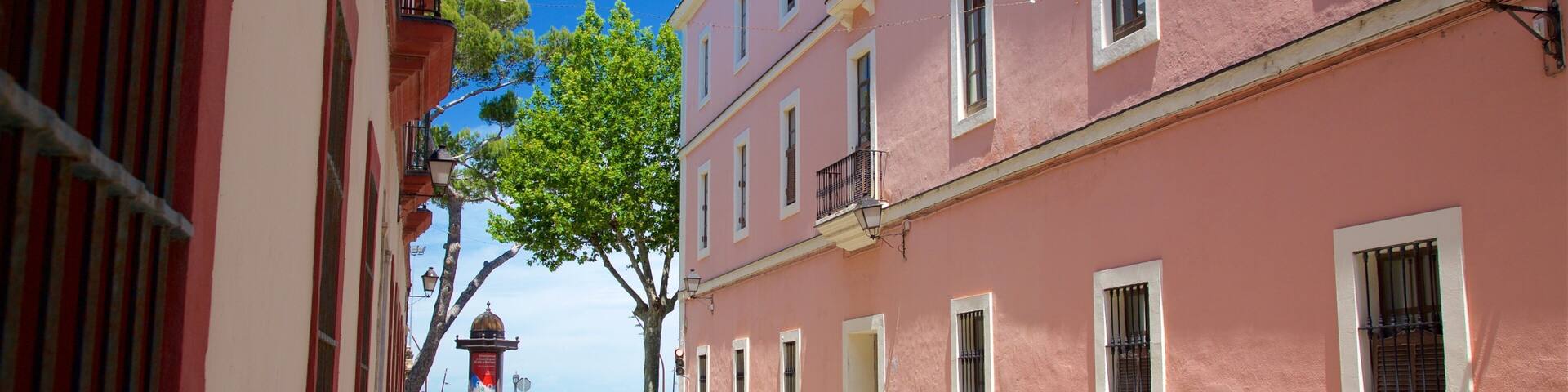 Costa de la Luz welches beinhaltet Straßenszenen