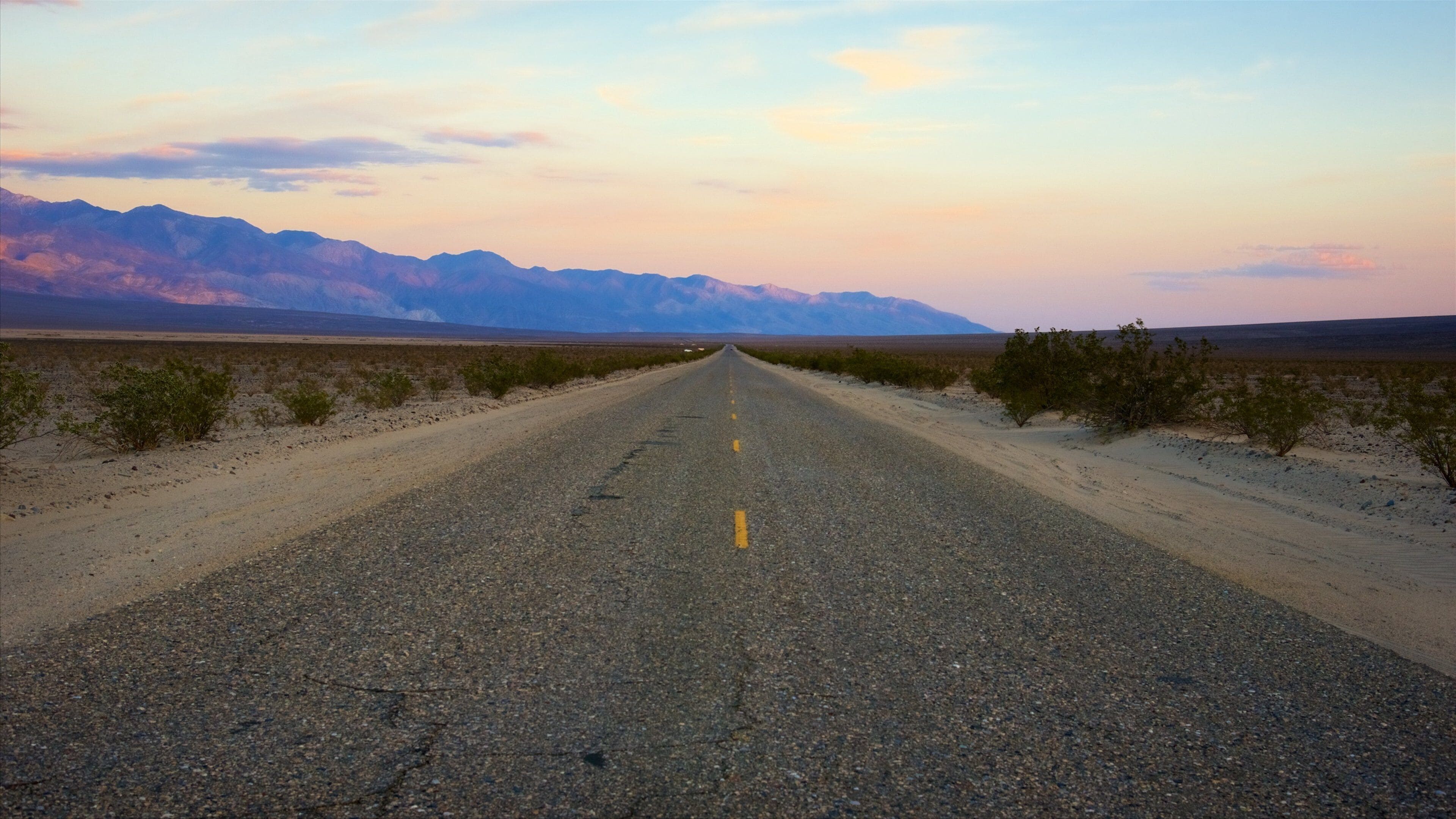 Death Valley National Park which includes tranquil scenes, landscape views and a sunset
