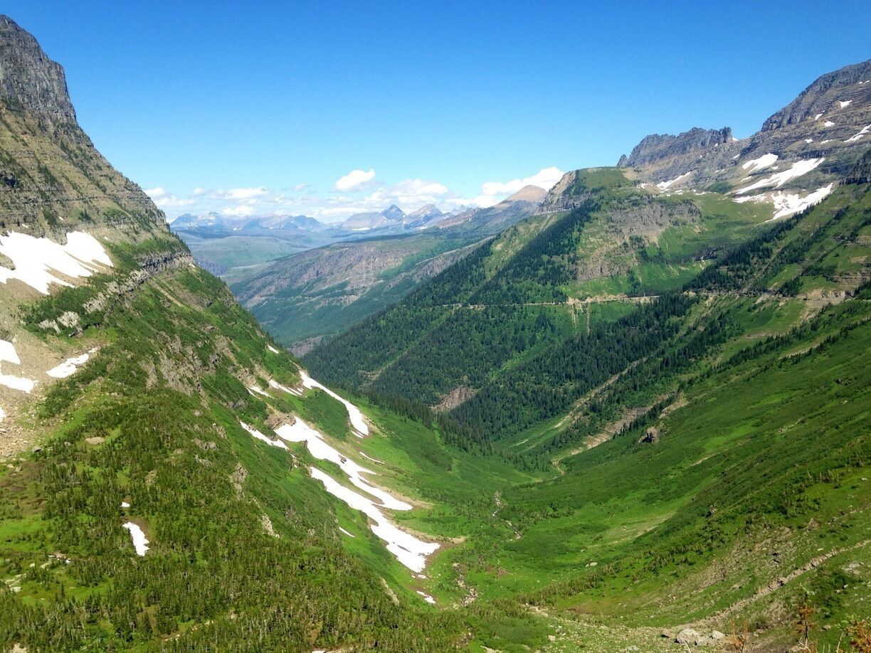 The view from Highline Trail! A risky and adventurous hike along the ridge of the mountainside! Totally worth the view! #NationalPark