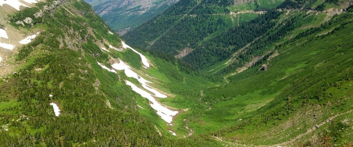 The view from Highline Trail! A risky and adventurous hike along the ridge of the mountainside! Totally worth the view! #NationalPark