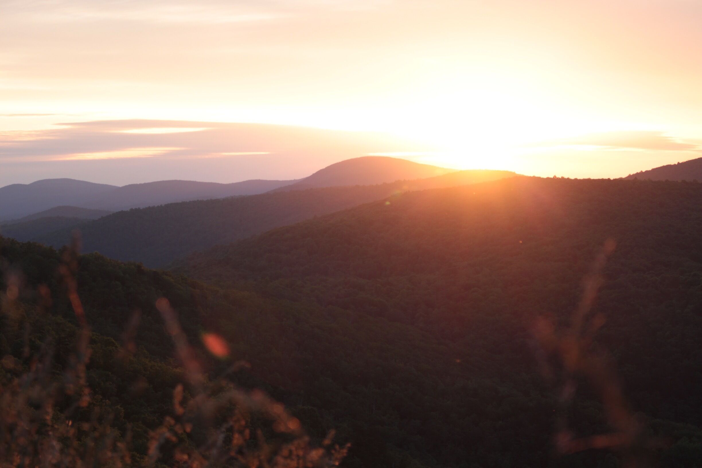 Summer sunsets never last long enough when you time them but this one is a sunset I'll never forget. 