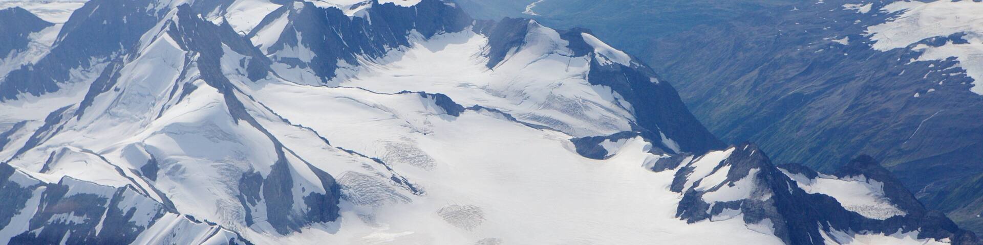 Wrangell-St. Elias National Park and Preserve featuring mountains and snow