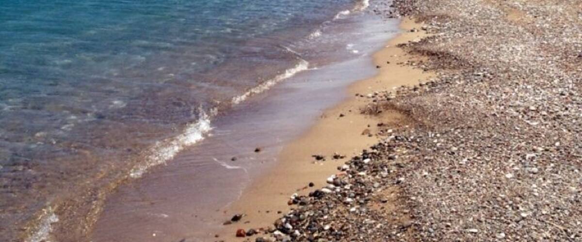 The beach between Latchi Harbour and Polis