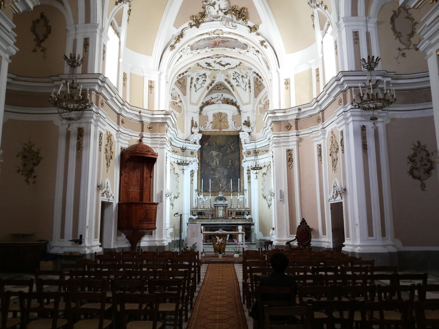 Interno della Chiesa della Santissima Trinità (Alcamo)