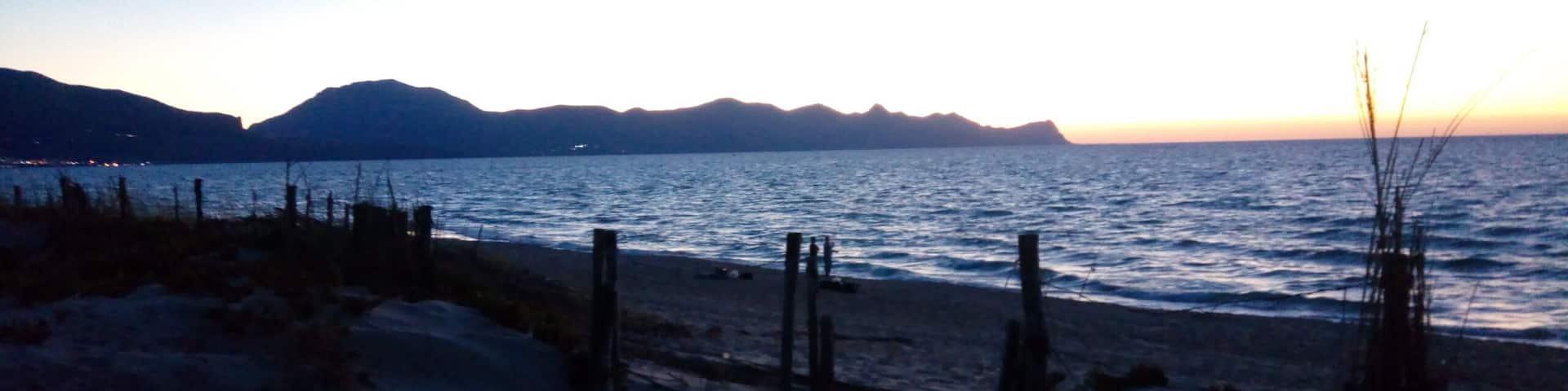 Spiaggia di Alcamo Marina nei pressi del bosco "Le macchie" (Contrada Calatubo - zona Aleccia)