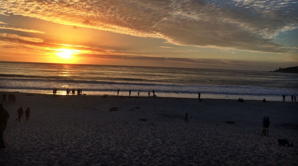 One of the most beautiful California sunsets I've ever seen! The beach at Carmel is a must see experience!
