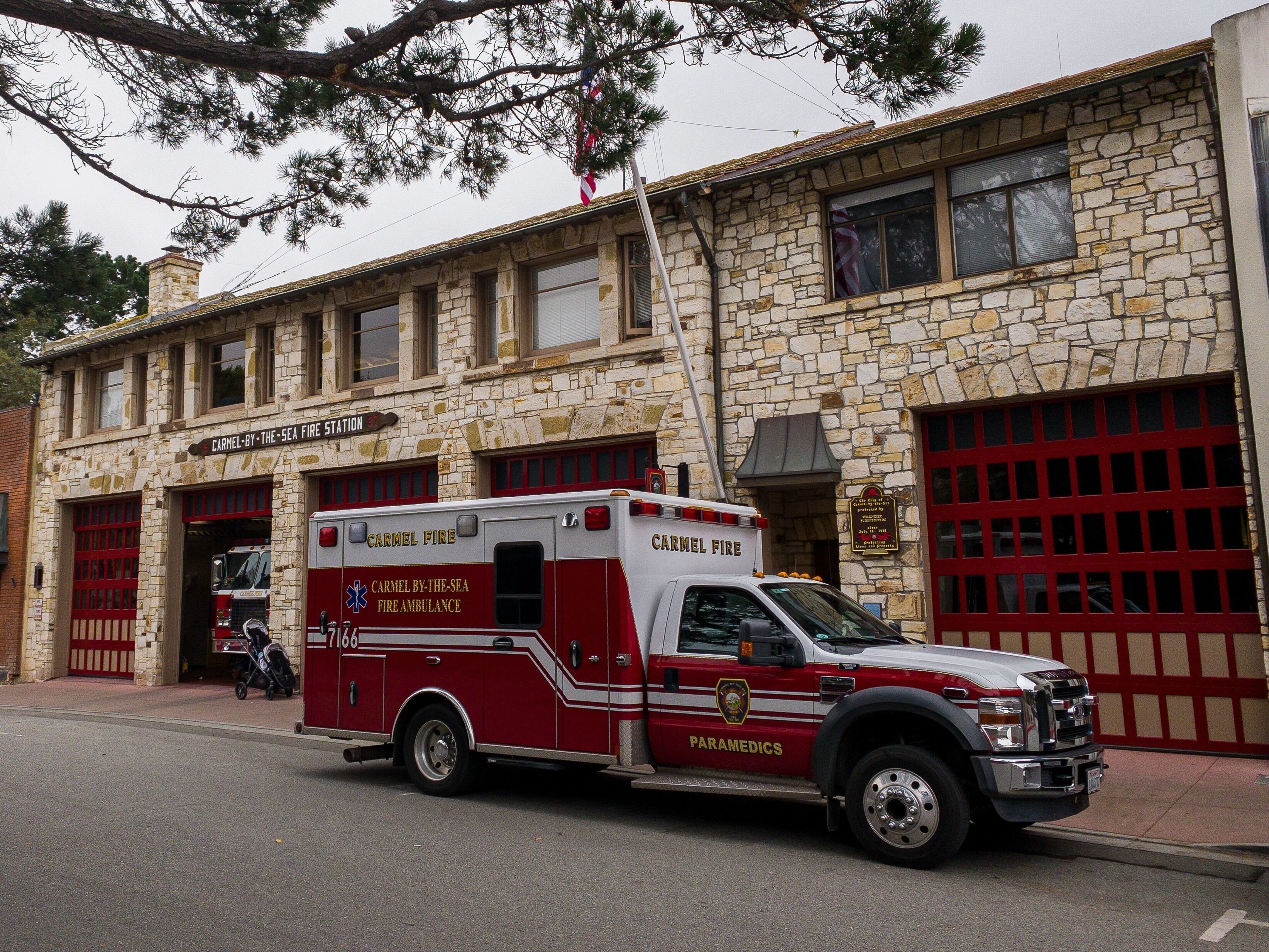 Carmel fire station. 🚒