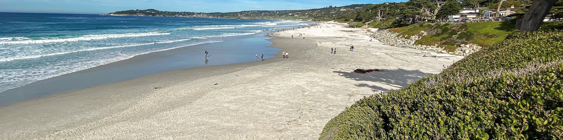 View of Carmel Beach from Scenic Rd.