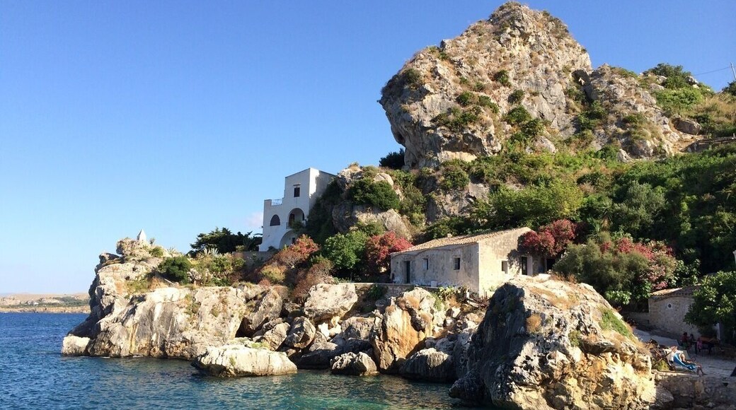 The landscape of Sicily, in Scopello.