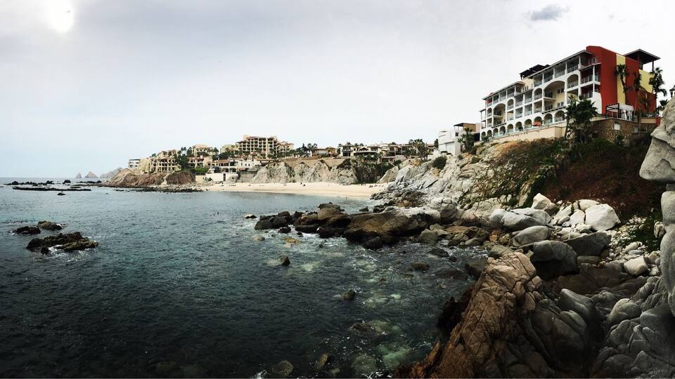 Easy climbing below the hotel. Great snorkeling off the beach.