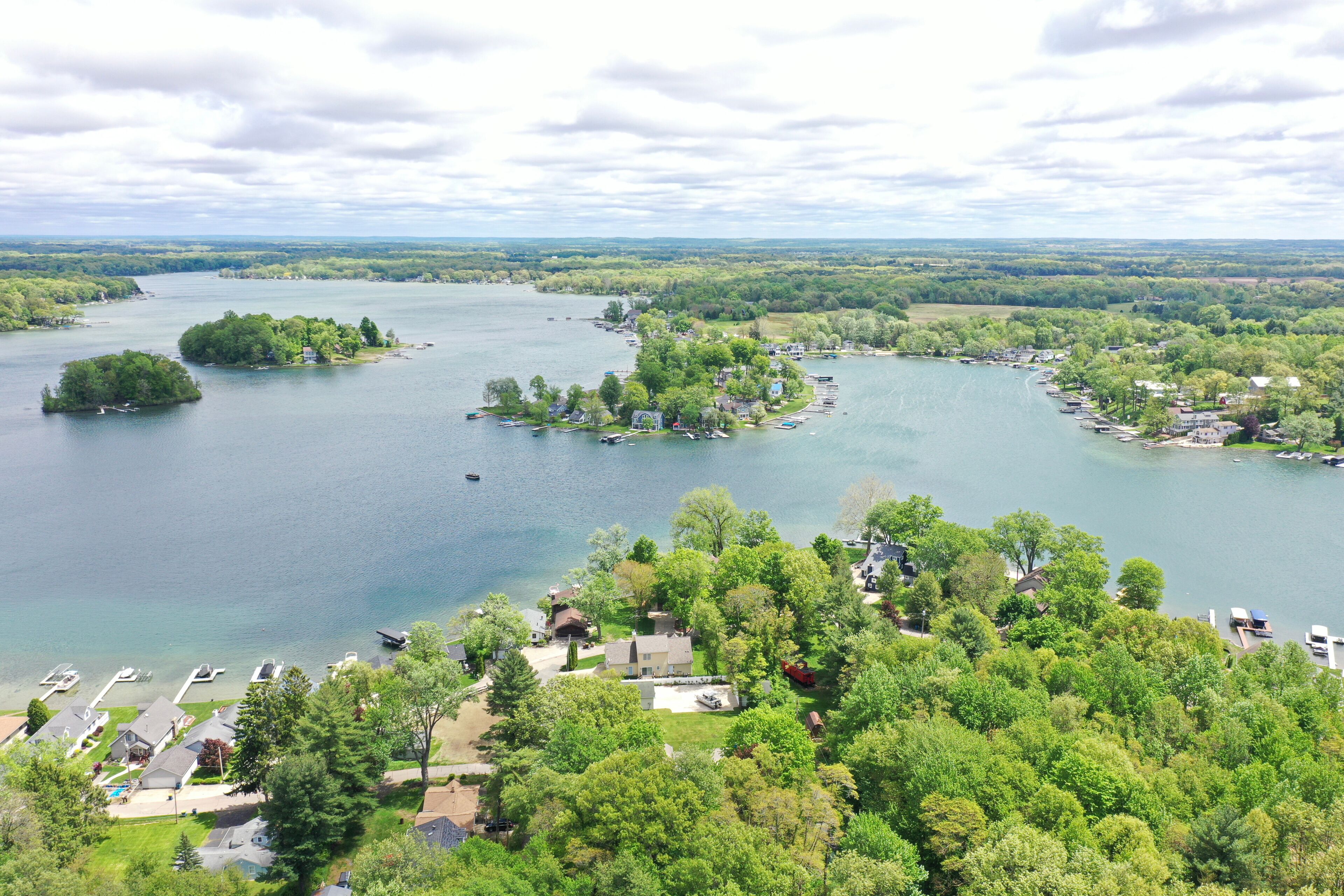 Sister Lakes near Dowagiac Michigan