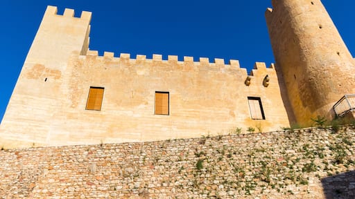 Towers of the historic castle in Betera, Spain