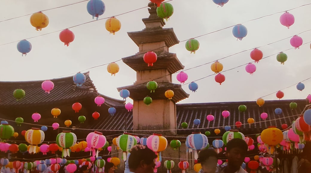 Bulguksa, a Buddhist temple in Gyeongju, Korea.