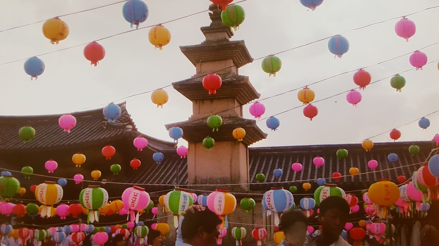Bulguksa, a Buddhist temple in Gyeongju, Korea.
