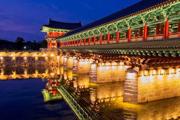 This is the beautiful Woljeonggyo Bridge.