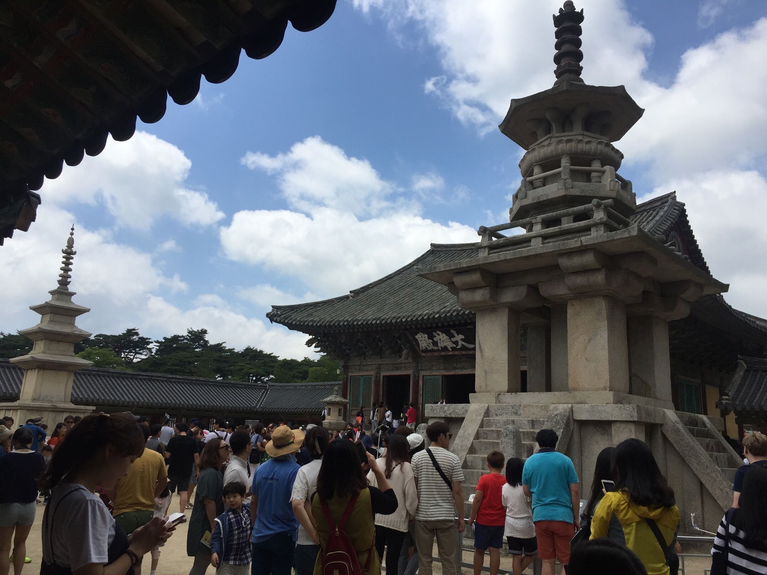 Seokgata on the left and Dabotap on the right.