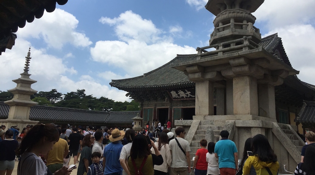 Seokgata on the left and Dabotap on the right.