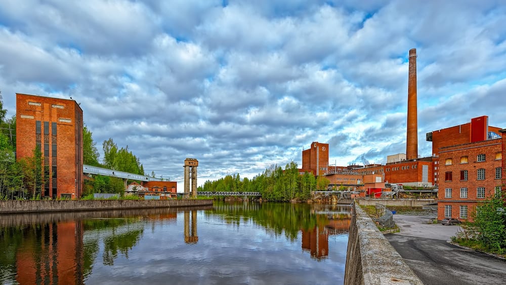 Nokia river industrial area