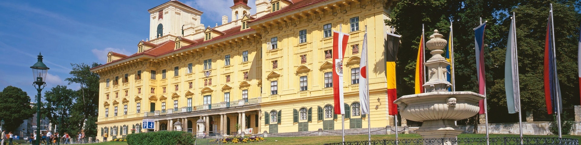 Eisenstadt showing an administrative buidling, heritage architecture and street scenes