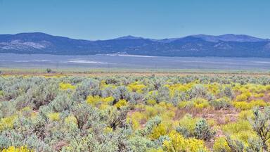 Utah Rocky Mountain Wasatch Panoramic Landscapes by Fishlake National Forest, along Interstate 15 I-15, through Holden, Fillmore, Beaver, Scipio and Parowan Utah, USA.