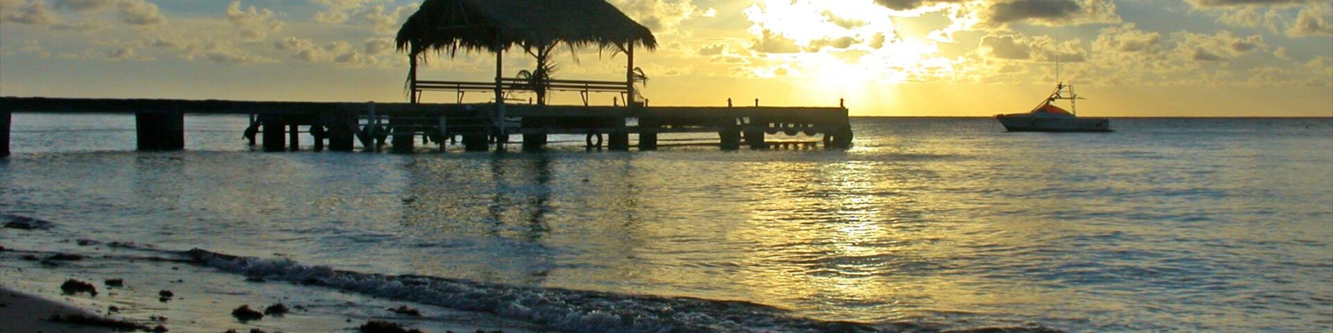 Trinidad which includes tropical scenes, a sandy beach and general coastal views