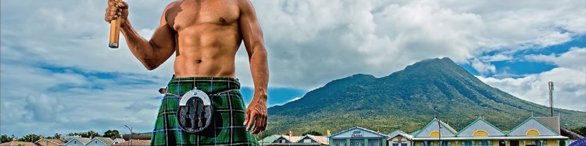 Nevis y también un hombre