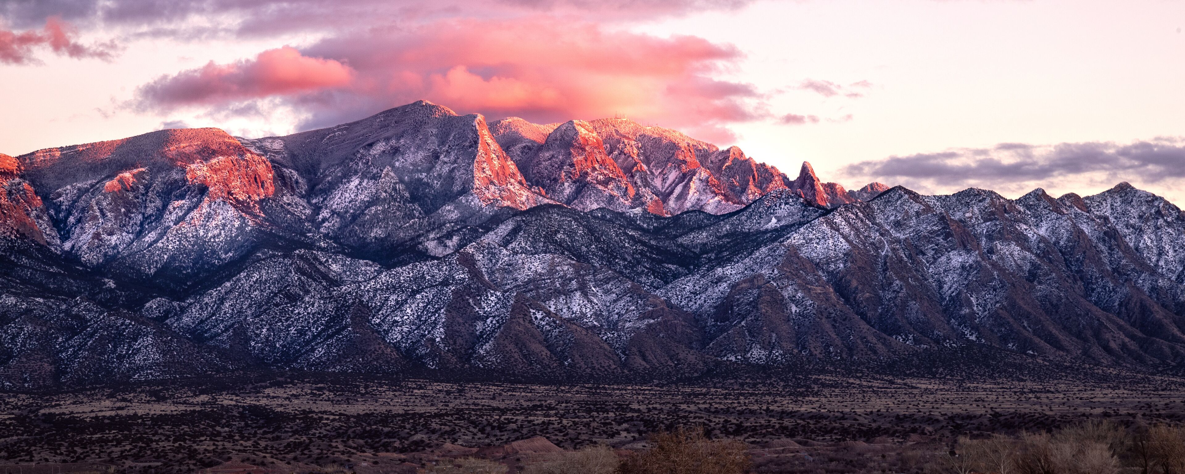 Sandias Alpen Glow