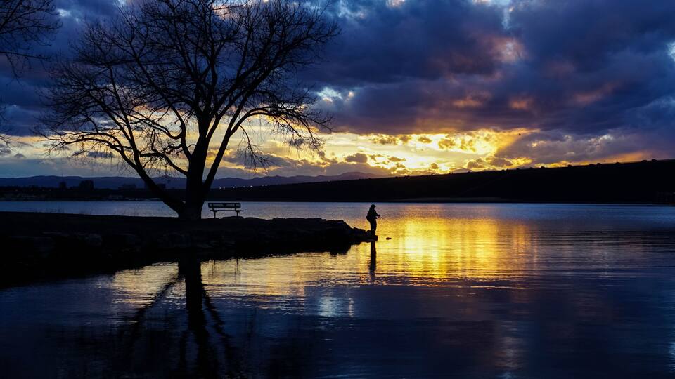 Cherry Creek State Park - Colorado Sunset