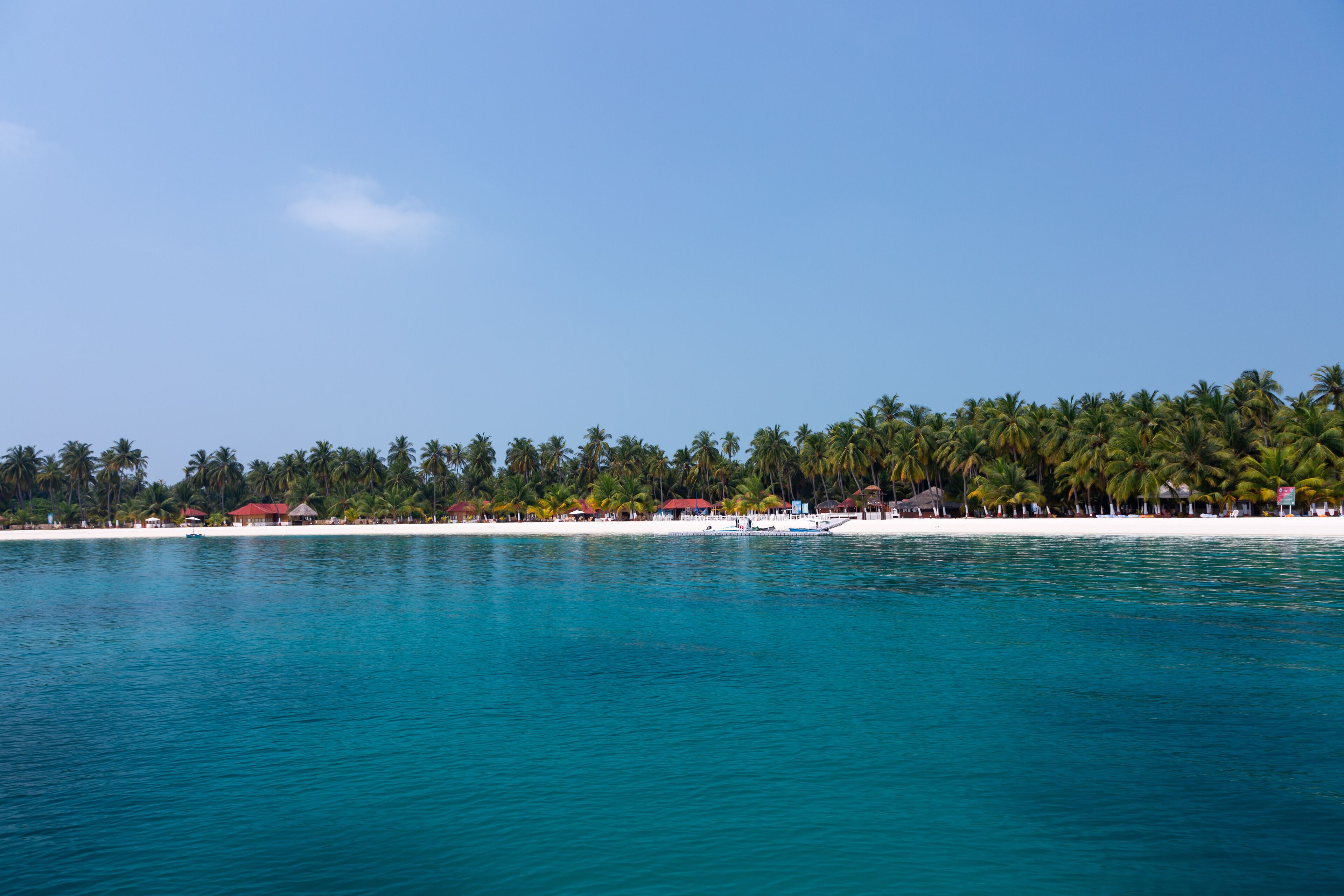 Lakshadweep, India - March 13, 2022: Bangaram Island in Lakshadweep