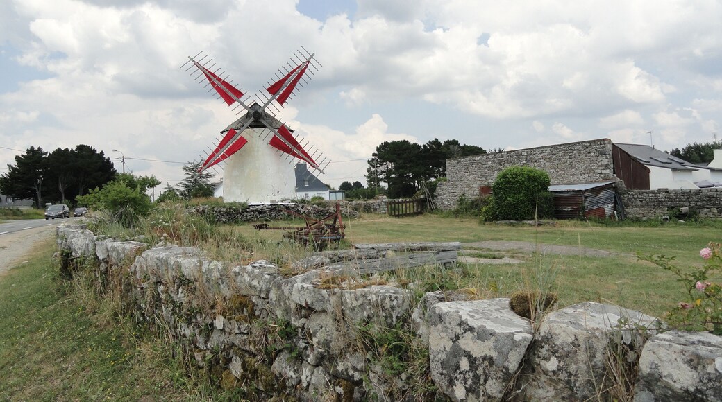 Moulin du Narbon à Erdeven (Bretagne, Morbihan, France)