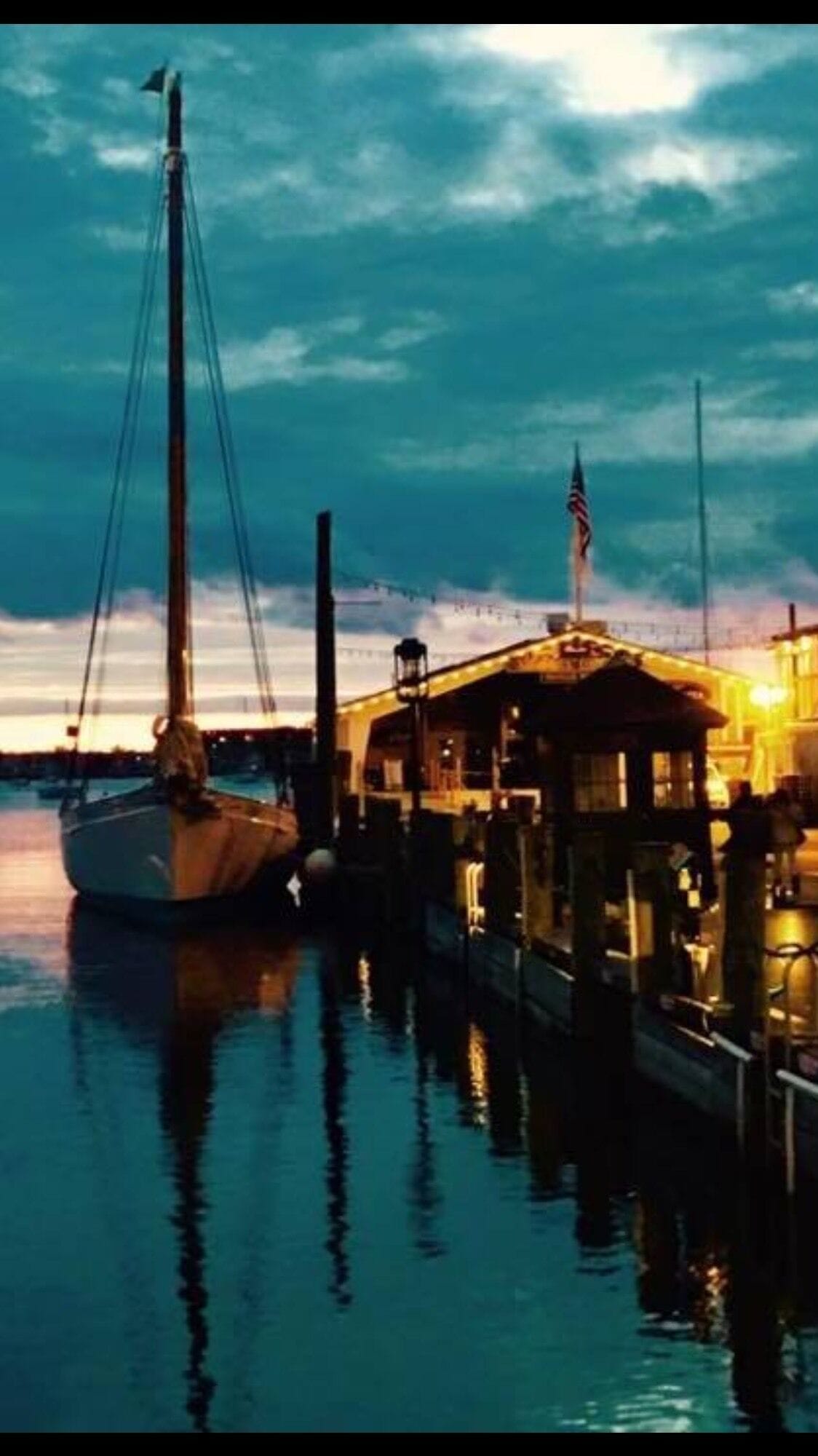 Sunset Newport Harbor, Newport RI 💗