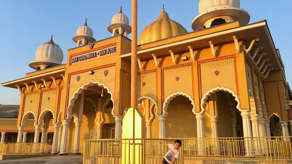 Sikh temple in San Jose area and one of the largest temple in California.