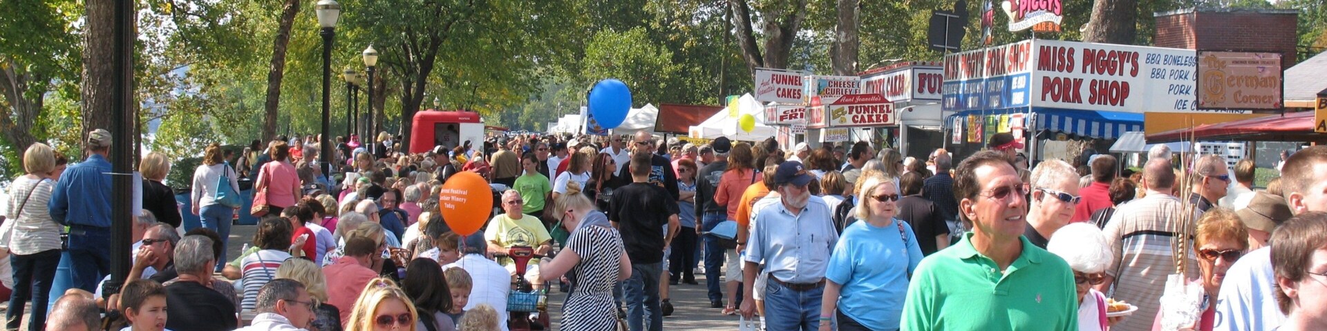 Madison featuring street scenes, outdoor eating and a festival