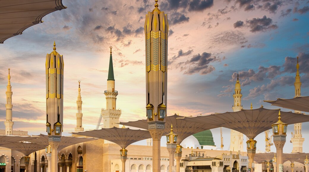 Prophets Mosque in Medina, in Saudi Arabia