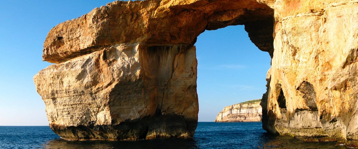 Gozo featuring landscape views and rugged coastline