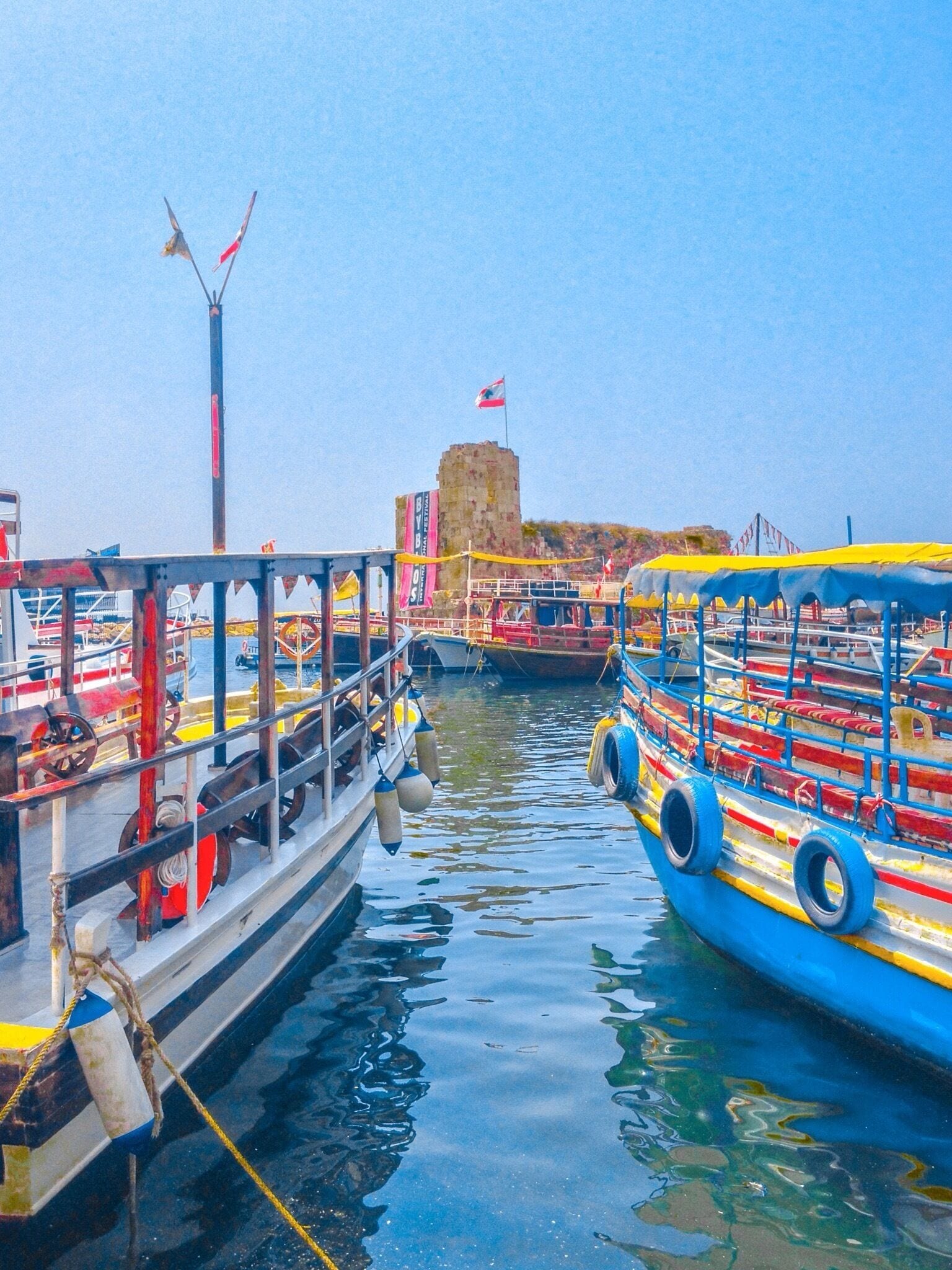 One of the fishing ports of Lebanon 
#blue