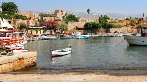 Small harbor, Byblos, Lebanon; Shutterstock ID 95114452
