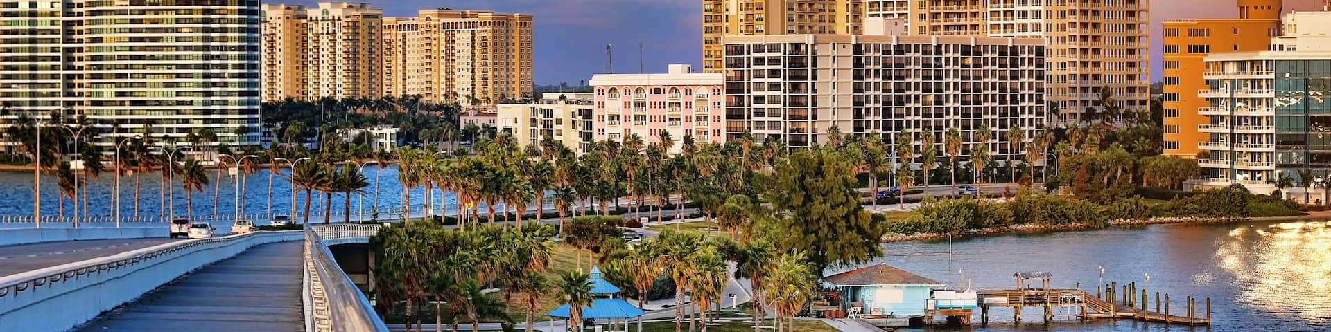 Downtown Sarasota from Ringling Bridge