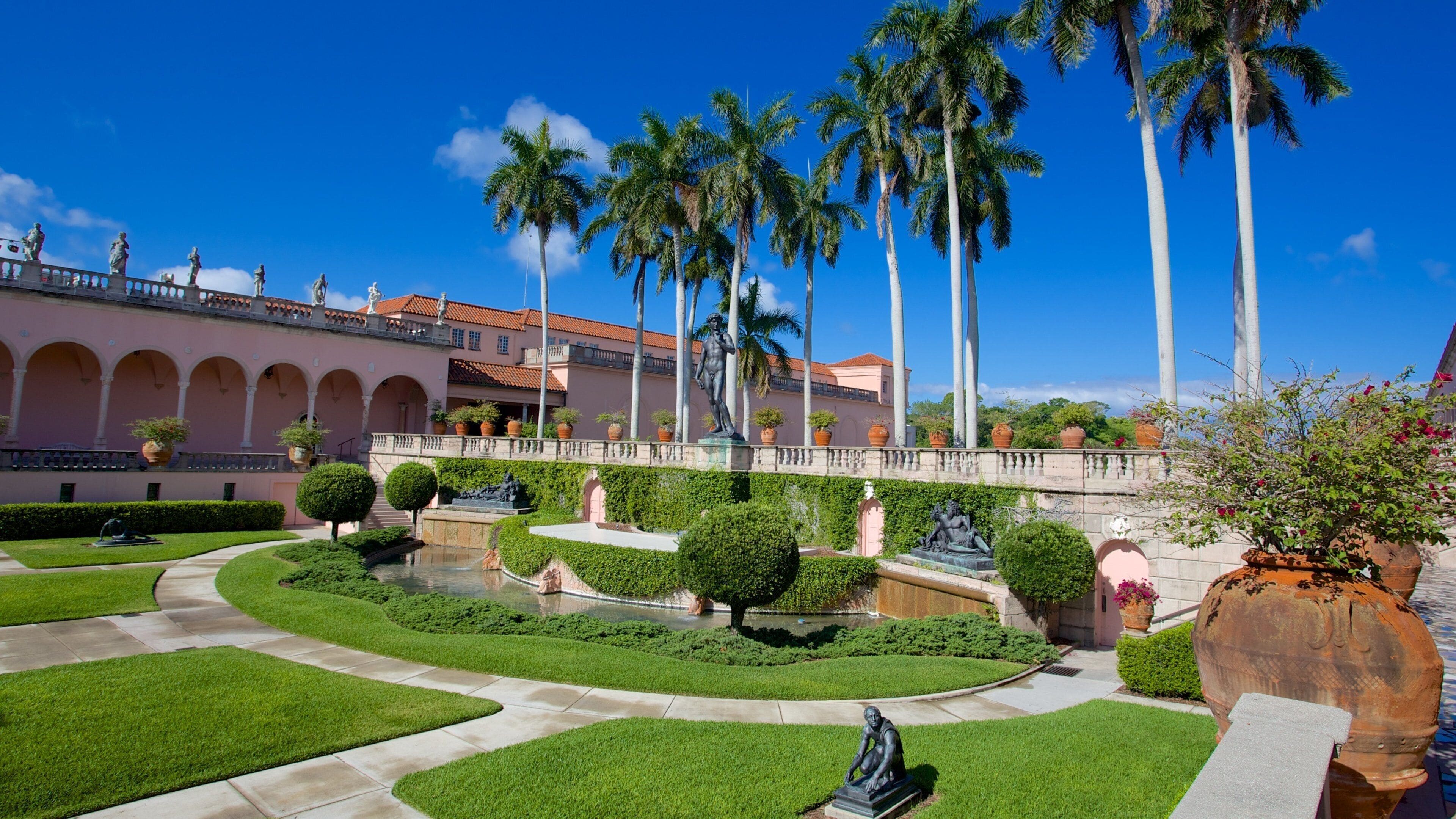 Ringling Museum of Art mostrando parco