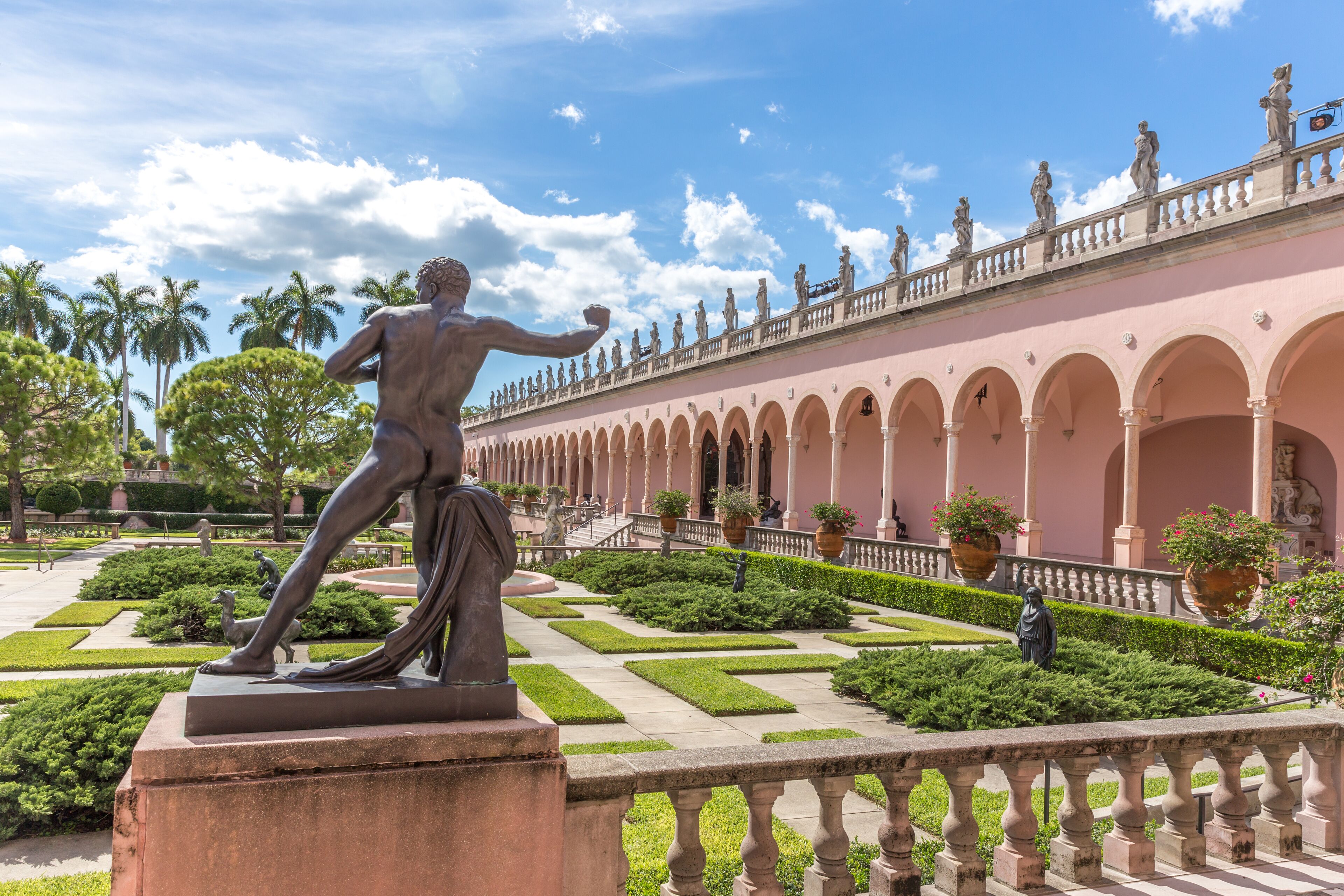 SARASOTA, USA - SEPTEMBER 03: Ringling museum complex on September 03, 2014 In Sarasota, USA. Built by circus magnate John Ringling in 1924.