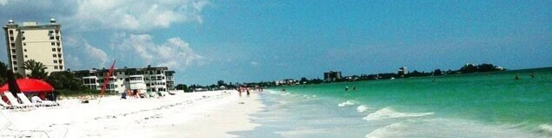 Powdery white sand and some of the calmest water I've ever seen in Florida. It was nice to relax, in the crystal clear water, and not be pummeled to death by the waves. #blue