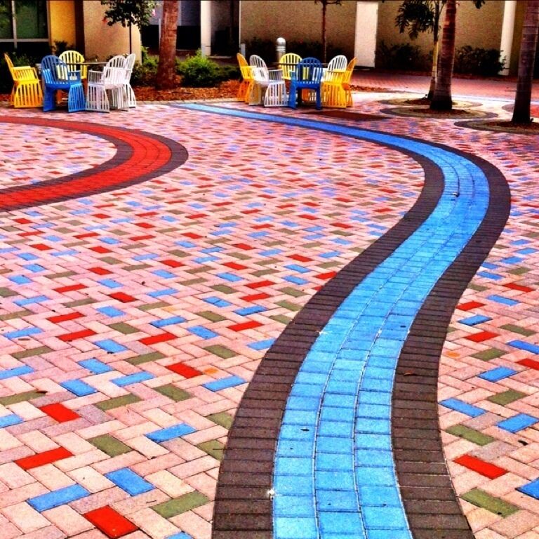 Nice pathway in front of Goldstein Hall. This IS an art school so you will always see a continuously changing landscape of public art displayed around campus.
#localgem