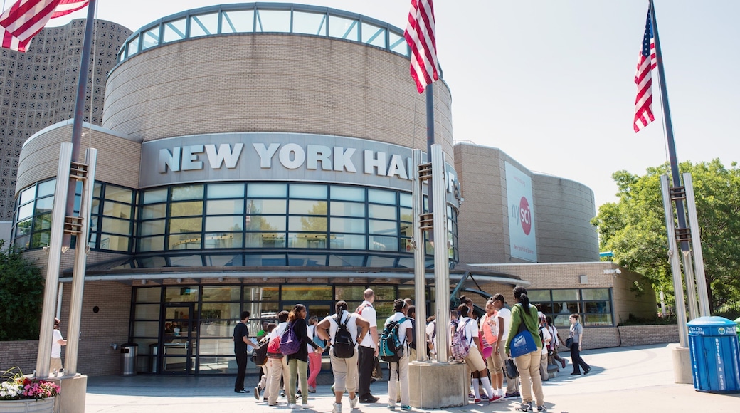 Corona as well as a large group of people