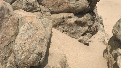 Natural heart in rock face on the wildcoast of South Africa