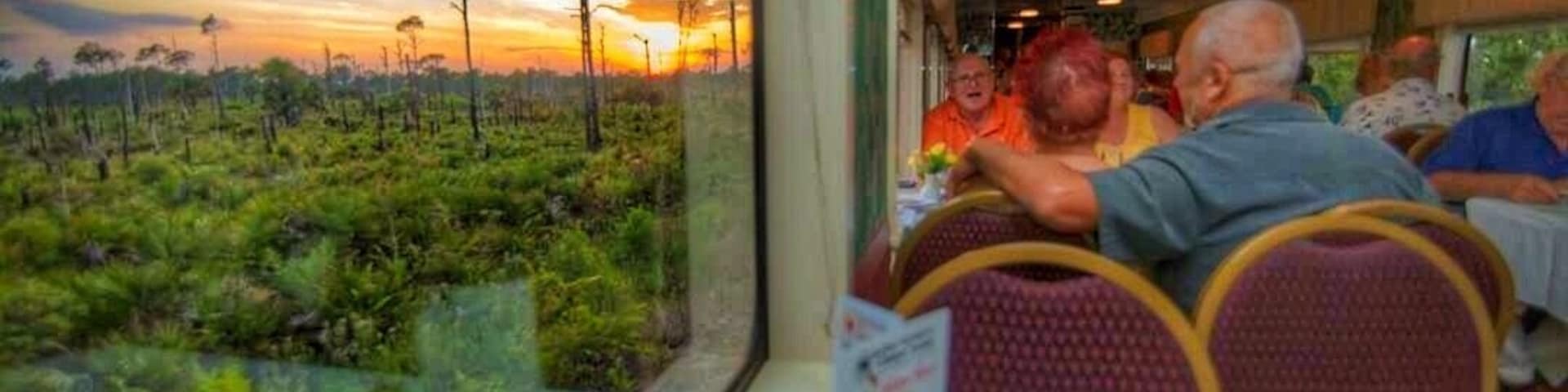 Took the wife to the murder mystery in ft Myers Florida. This was about an hour into the ride as the sun was setting.