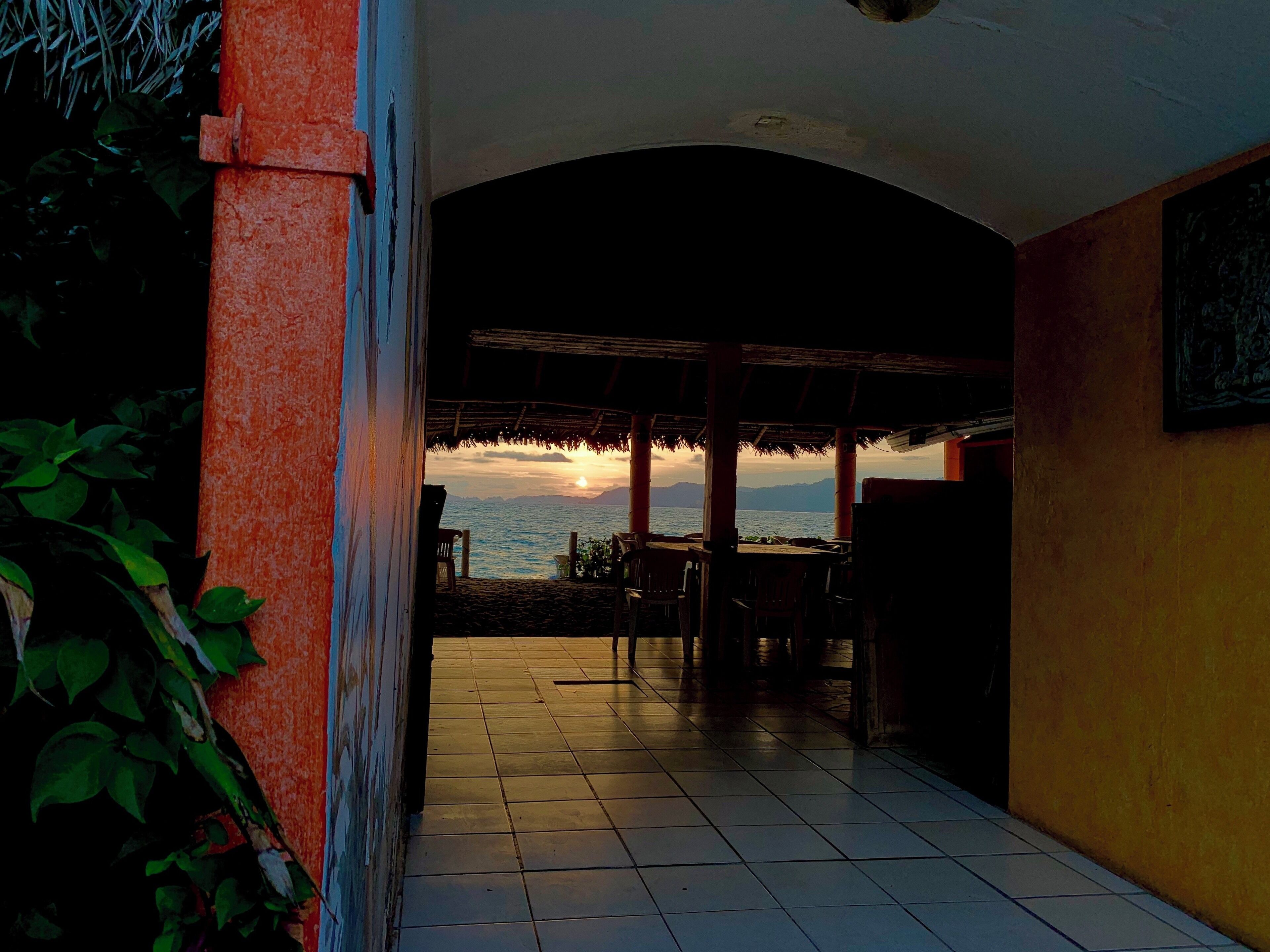 Sunset at Capris Sunset Bar #sunset #bar #mexican #beach